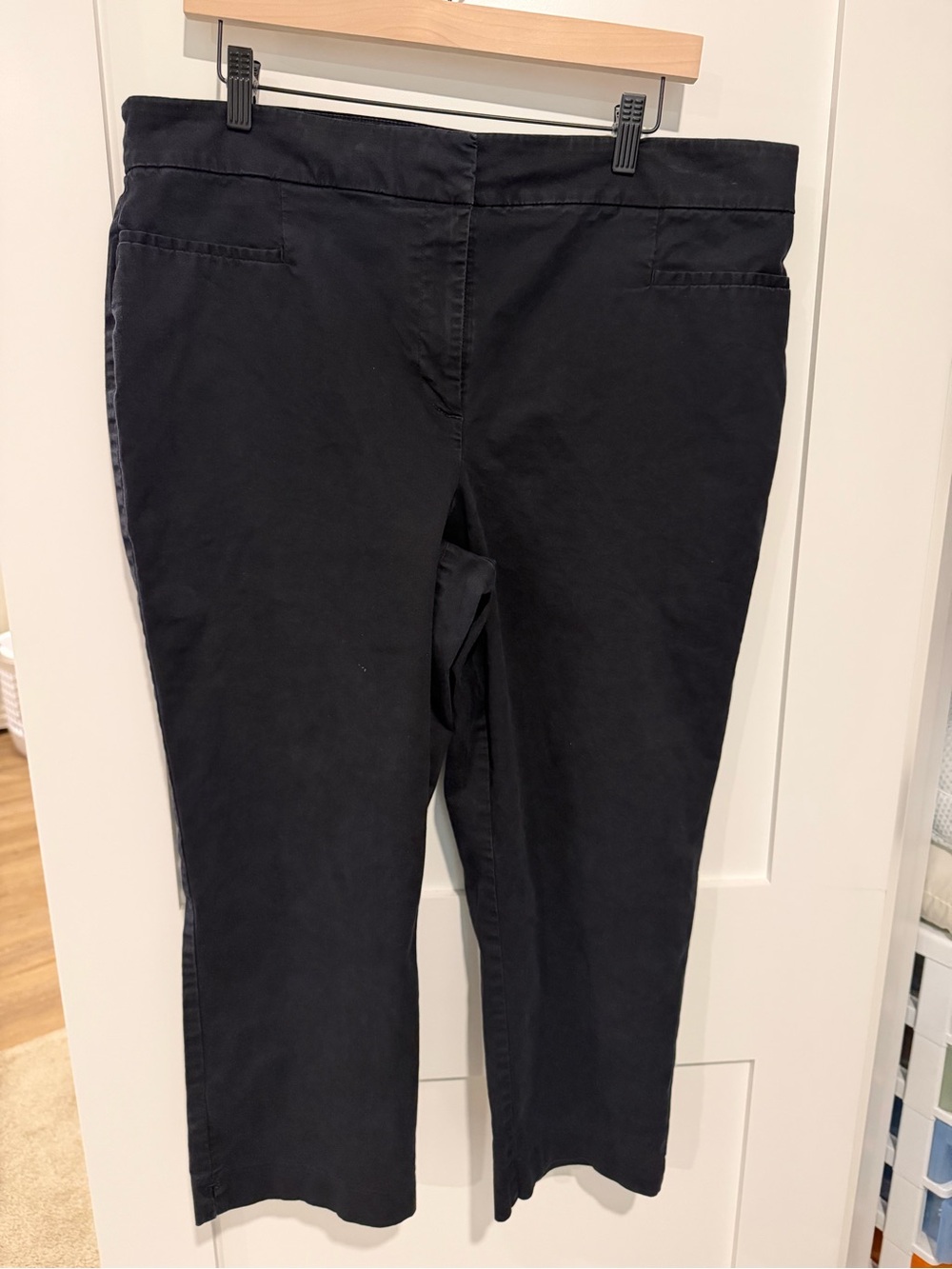 Ann Taylor Factory Black Stretch Ankle Pants